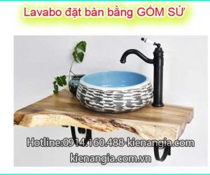 CHẬU LAVABO GỐM SỨ ĐẶT BÀN XU HƯỚNG 2020