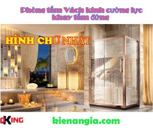 PHÒNG TẮM EUROKING CHỮ NHẬT VÁCH KÍNH AN TOÀN