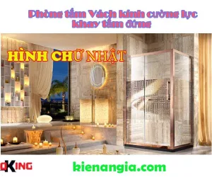 PHÒNG TẮM EUROKING CHỮ NHẬT VÁCH KÍNH AN TOÀN