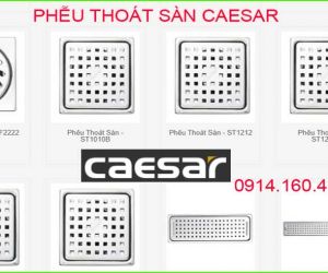 THOÁT SÀN CA RÔ CAESAR INOX BÓNG CHỐNG HÔI TỐT