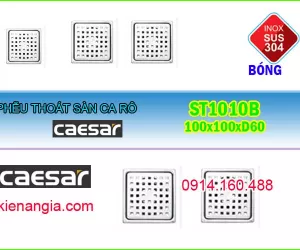 THOÁT SÀN CA RÔ CAESAR ST1010B PHÒNG TẮM VÁCH KÍNH