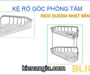 KỆ RỔ LƯỚI GÓC 1 TẦNG,2 TẦNG,3 TẦNG INOX NHẬT BẢN