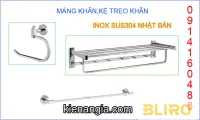 KỆ MÁNG KHĂN,THANH TREO KHĂN,GIÁ KHĂN BLIRO