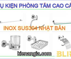 BỘ PHỤ KIỆN 6 MÓN PHÒNG TẮM CAO CẤP BLIRO