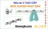 MÓC V,MÓC ÁO CAO CẤP INOX 304 NHẬT BẢN