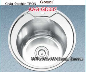 CHẬU RỬA CHÉN TRÒN 1 HỘC CAO CẤP GORLDE