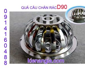 QUẢ CẦU D 90 CHẮN RÁC SÂN PHƠI,SÂN THƯỢNG SUS304