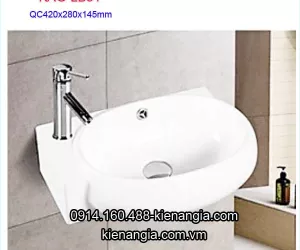 LAVABO GÓC,CHẬU RỬA MẶT GÓC PHÒNG TẮM KAG-LB
