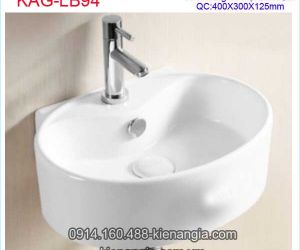 LAVABO RỬA TAY NHỎ XINH VUÔNG TRÒN GÓC KAG-LB95