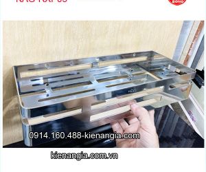 KỆ RỔ PHÒNG TẮM,RỔ XÀ PHÒNG INOX SUS304 BÓNG KAG-RXP03