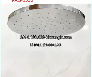 BÁT SEN TẮM ĐỨNG TRÒN INOX BÓNG PHUN MƯA KAG-BS36
