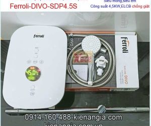 ​Máy nước nóng trực tiếp Ferroli chính hãng KAG-DIVO-SDP