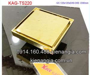 Thoát sàn màu vàng 24K chống côn trùng tuyệt đối KAG-TS220