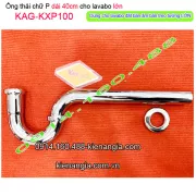 Ống thải chữ P dài 40cm cho lavabo lớn KAG-KXP100