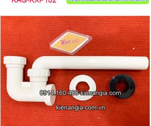 Ống thải chữ P bằng nhựa dài 33cm cho lavabo lớn KAG-KXP102