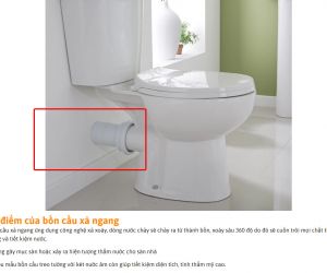 BỒN CẦU THOÁT NGANG INAX