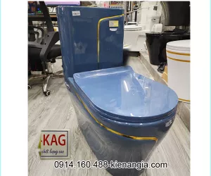 Bàn cầu liền khối cao cấp đa màu KAG-BCKM