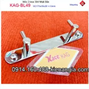 Móc 3,móc 3L inox Việt Nhật cao cấp KAG-BL98