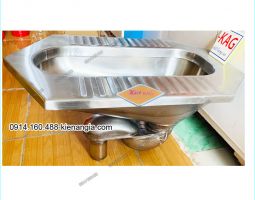 Bàn cầu ngồi xổm bằng INOX 304KAG-BCI702