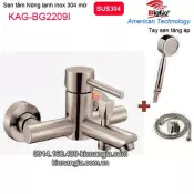 Vòi sen tắm ống trúc nóng lạnh inox304 BIGGO KAG-BG2209I