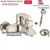 Sen tắm nóng lạnh tăng áp inox sus 304 BIGGO KAG-BG2222I
