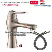 Vòi nóng lạnh chậu lavabo âm bàn inox 304 BIGGOKAG-BG1294I