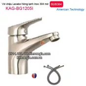 Vòi nóng lạnh chậu lavabo inox 304 BIGGO KAG-BG1205I