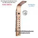 Sen panel massage phun mưa màu Đồng hồng KAG-SB10
