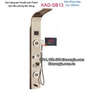 Sen phòng tắm đứng cao cấp inox màu vàng đồng KAG-SB13
