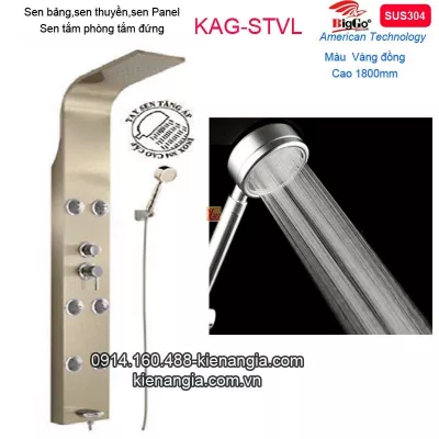Sen bảng,sen thuyền inox304 màu vàng đồng BIGGO-KAG-STVL