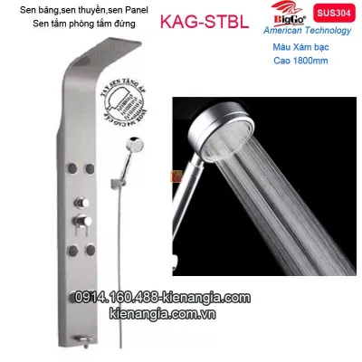 Sen thuyền,sen bảng inox 304 màu bạc BIGGO-KAG-STBL