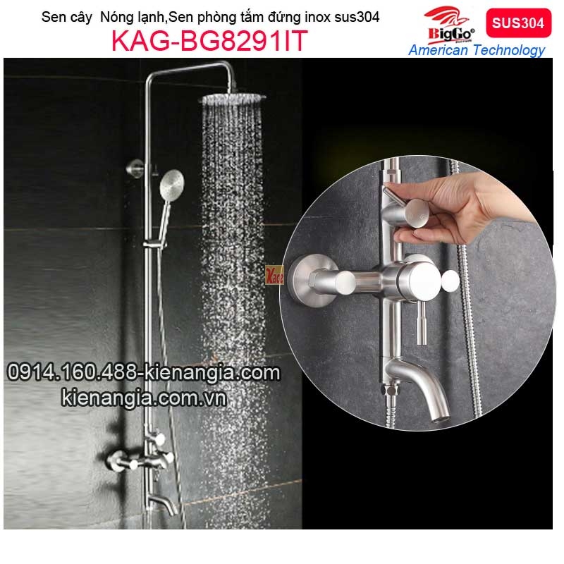 Sen cây nóng lạnh inox304 BIGGO KAG-BG8291IT