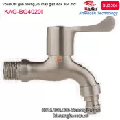 Vòi đơn gắn tường inox sus304 BIGGO KAG-4020I