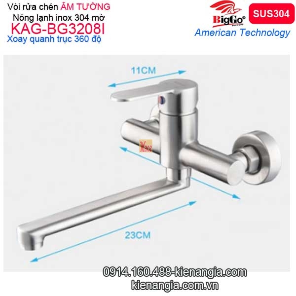 Voi-rua-chen-AM-TUONG-Nong-lanh-LO-XO-CAN-BE-Inox-sus304-Biggo-KAG-BG3208I-TSKT