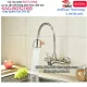Vòi rửa chén âm tường nóng lạnh inox sus304 lò xo BIGGO KAG-BG3216IB