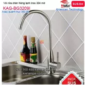 Vòi rửa chén nóng lạnh inox sus304 BIGGO KAG-BG3209I