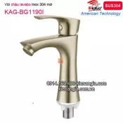Vòi lạnh lavabo âm bàn inox 304 BIGGO KAG-BG1190I