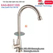 Vòi bếp lạnh inox sus304 BIGGO KAG-BG3110IS