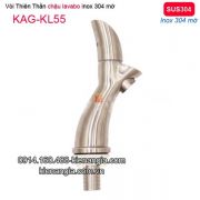 Vòi thiên thần inox sus304 mờ KAG-KL55