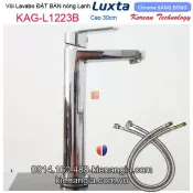 Vòi nóng lạnh cao 30cm,vòi Lavabo đặt bàn Korea Luxta KAG-L1223B