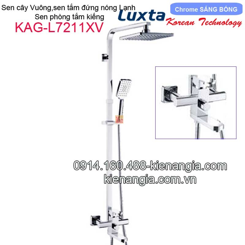 Sen cây vuông nóng lạnh Korea Luxta KAG-L7211XV