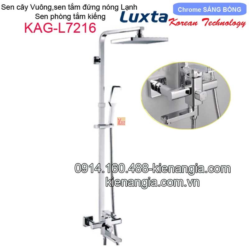 Sen cây vuông nóng lạnh Korea Luxta KAG-L7216