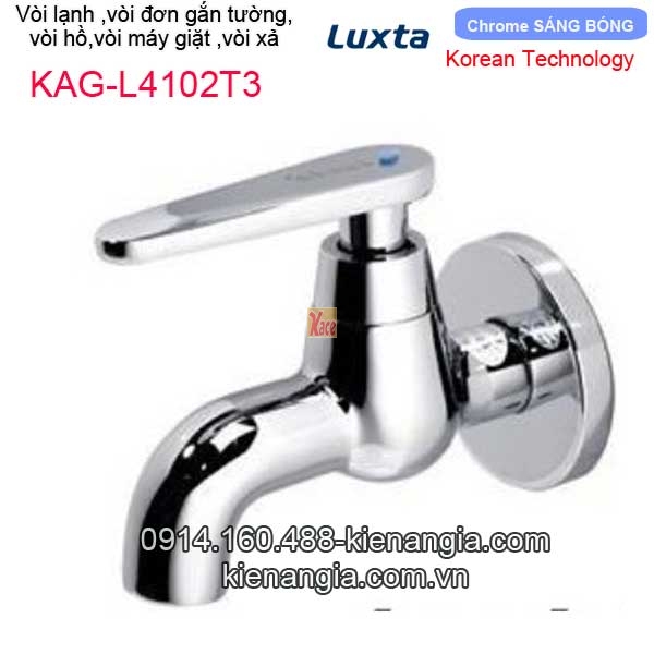 Vòi lạnh gắn tường,vòi đơn Korea-Luxta KAG-L4102T3