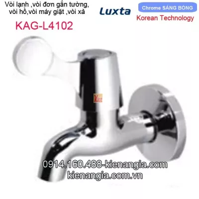 Vòi lạnh gắn tường,vòi đơn Korea-Luxta KAG-L4102