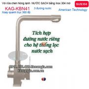 Vòi rửa chén nóng lạnh lọc nước sạch uống ngay KAG-KBN41