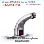 Vòi lavabo cảm ứng tự động Chrome bóng KAG-VCA1032
