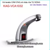 Vòi lavabo cảm ứng tự động Chrome bóng KAG-VCA1032
