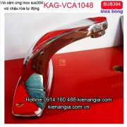 Vòi chậu lavabo cảm ứng inox sus304 bóng KAG-VCA1048
