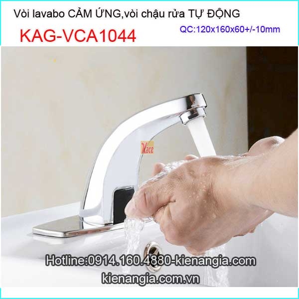 Vòi lavabo cảm ứng tự động Chrome bóng KAG-VCA1044