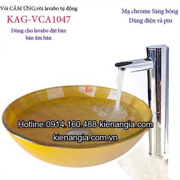 Vòi cảm ứng tự động lavabo đặt bàn KAG-VCA1047
